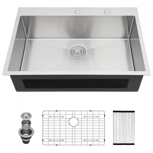 30×18 Inch Topmount Sink