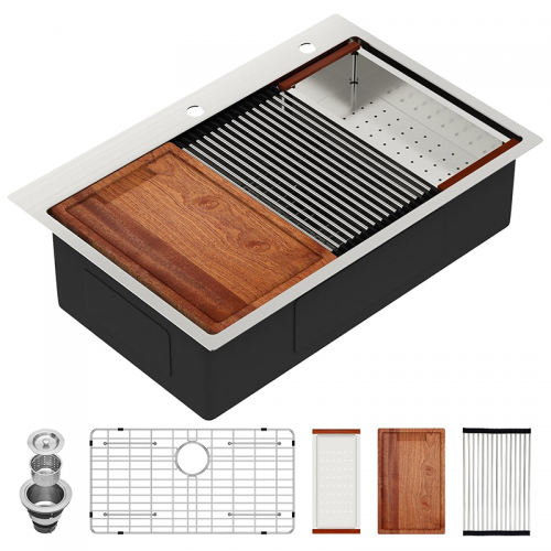 33×22 Inch Topmount Sink