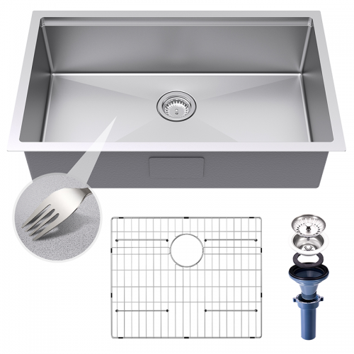 32×19 Inch 3D Embossed Surface Finish Sink